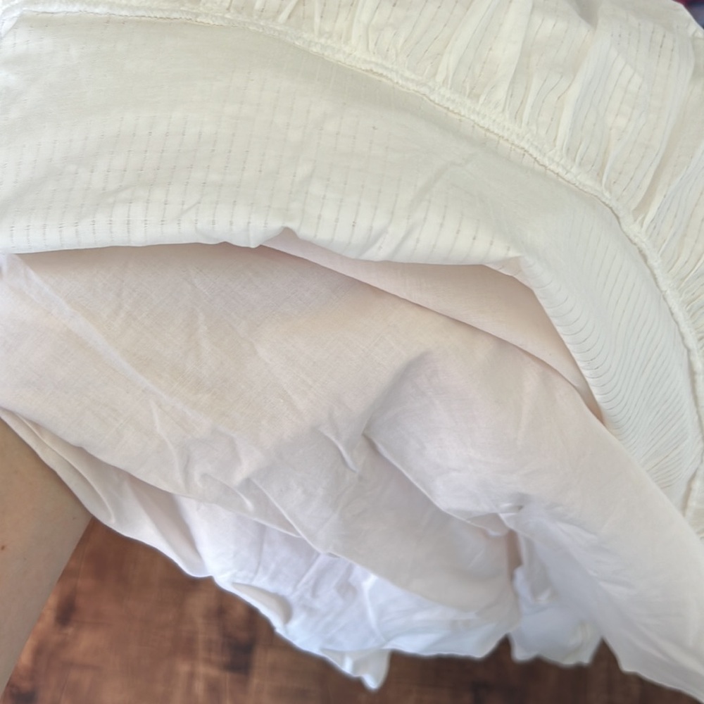 NEW with tag The Label Edition white flowy big sleeves dress cute feminine comfy - Picture 8 of 11